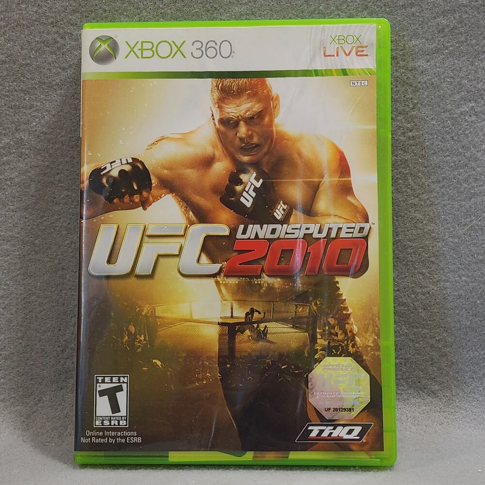 UFC UNDISPUTED 2010 XBox 360 (2010) Complete With Manual Untested